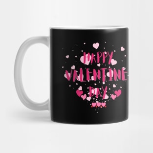 Happy valentine day typography Mug